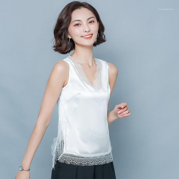 women's tanks & camis 2021 summer women sleeveless lace patchwork tshirt vest tank female split plus size 3xl shirts1, White
women's tanks & camis 2021 summer women sleeveless lace patchwork tshirt vest tank female split plus size 3xl shirts1, White