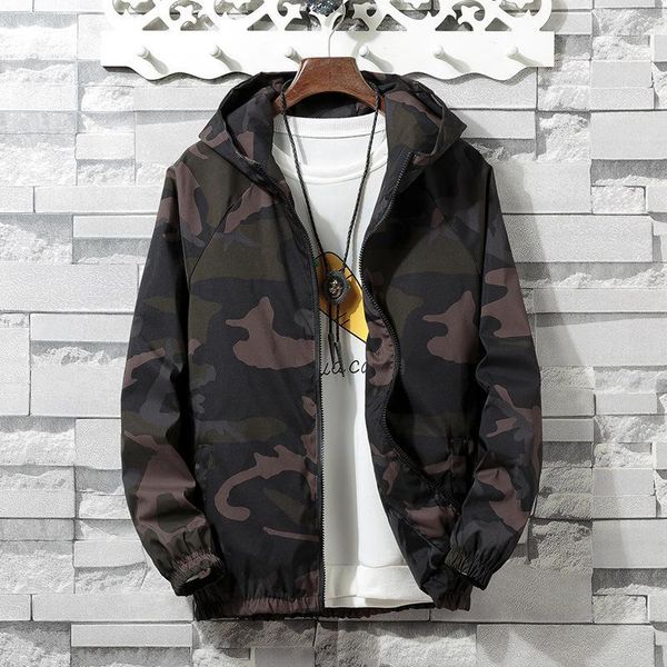 jacket men's jacket thin section color matching camouflage youth men's hoodie couple1, Black;brown
jacket men's jacket thin section color matching camouflage youth men's hoodie couple1, Black;brown
