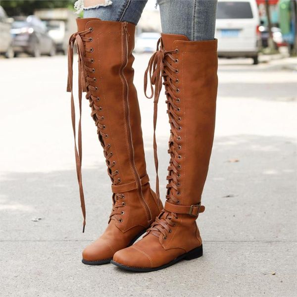 boots plus size 35-43 knee high for woman lace up riding buckle thigh black botas mujer 2021 winter snow shoes 7730
boots plus size 35-43 knee high for woman lace up riding buckle thigh black botas mujer 2021 winter snow shoes 7730