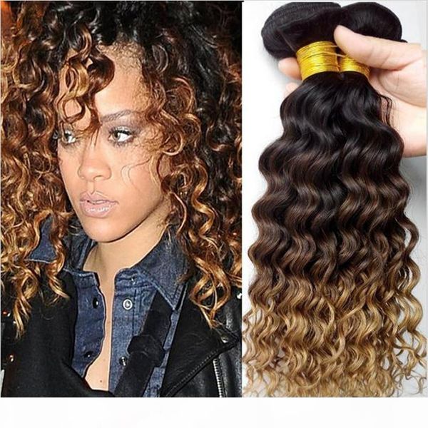 9a brazilian deep curly ombre weaves 1b 4 27 honey blonde ombre human hair 3pcs three tone brazilian human hair bundles deep wave, Black
9a brazilian deep curly ombre weaves 1b 4 27 honey blonde ombre human hair 3pcs three tone brazilian human hair bundles deep wave, Black