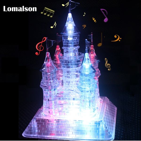 3d assembly crystal castle puzzle 3d musical jigsaw with beautiful light-up educational kids building toy for christmas gift y200413
3d assembly crystal castle puzzle 3d musical jigsaw with beautiful light-up educational kids building toy for christmas gift y200413