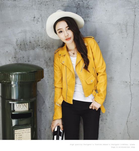autumn winter woman slim pu faux women short zipper leather jacket motorcycle outwear pink new fashion jackets coats1, Black
autumn winter woman slim pu faux women short zipper leather jacket motorcycle outwear pink new fashion jackets coats1, Black