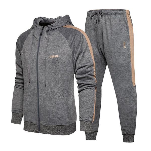 2020 news 2 pieces set tracksuit men hooded sweatshirt+pants autumn zipper hoodie sportswear suit casual men sports suit, Black;blue
2020 news 2 pieces set tracksuit men hooded sweatshirt+pants autumn zipper hoodie sportswear suit casual men sports suit, Black;blue