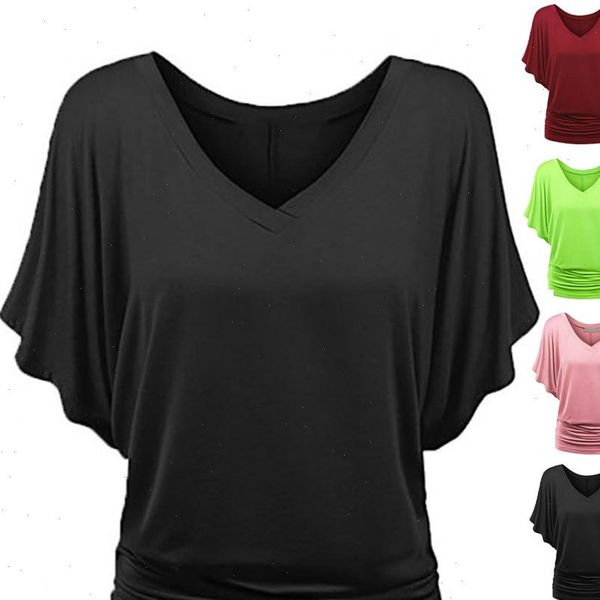 t shirt women harajuku plus size solid v neck batwing sleeve hem loose t shirt 5xl tees dropshipping 5, White
t shirt women harajuku plus size solid v neck batwing sleeve hem loose t shirt 5xl tees dropshipping 5, White