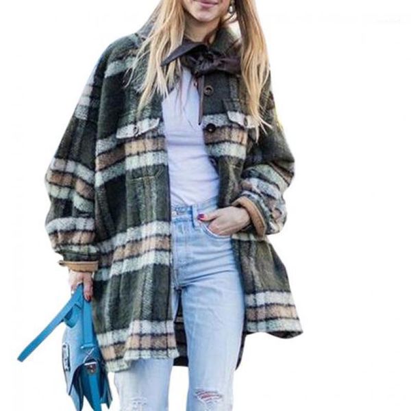coat female 2020 spring autumn women loose jacket long sleeve pocket overcoat casual outwear hooded plus size plaid coat1, Black
coat female 2020 spring autumn women loose jacket long sleeve pocket overcoat casual outwear hooded plus size plaid coat1, Black