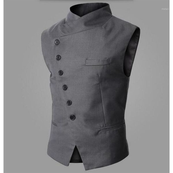 fashion men suit vest design mens slim fit black gray inclined breasted waistcoat autumn casual vest wedding groom1, Black;white
fashion men suit vest design mens slim fit black gray inclined breasted waistcoat autumn casual vest wedding groom1, Black;white