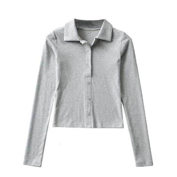 lapel new autumn wear and winter style breast button slim fit long sleeve t-shirt bottom shirt short for women, Black;gray
lapel new autumn wear and winter style breast button slim fit long sleeve t-shirt bottom shirt short for women, Black;gray