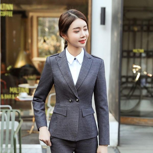 uniform designs professional blazers & jackets coat for women business office work wear female outwear elegant gray, White;black
uniform designs professional blazers & jackets coat for women business office work wear female outwear elegant gray, White;black