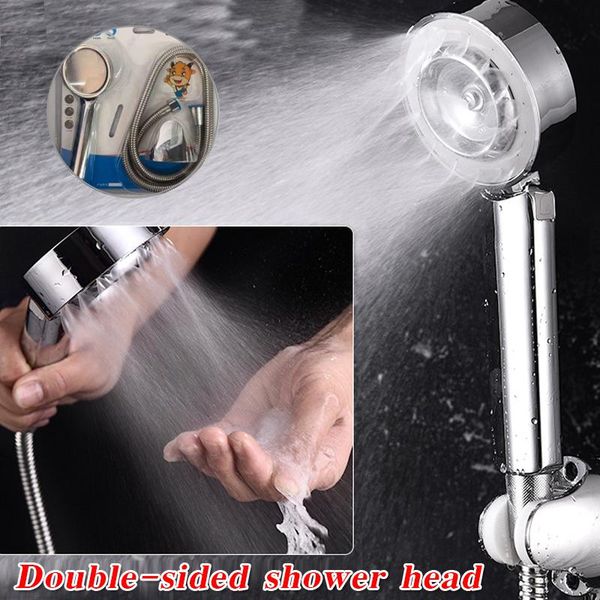 1pc bathroom double-sided high pressure water saving rainfall shower head round abs chrome handheld shower boosting spray
1pc bathroom double-sided high pressure water saving rainfall shower head round abs chrome handheld shower boosting spray