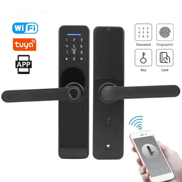 smart wifi electronic door lock fingerprint password ic card mechanical key tuya app unlock zinc alloy security anti-theft lock
smart wifi electronic door lock fingerprint password ic card mechanical key tuya app unlock zinc alloy security anti-theft lock