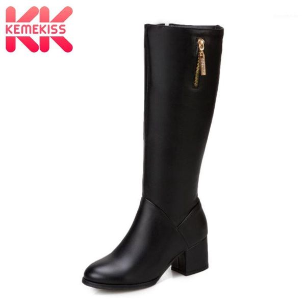 boots taoffen women knee high round toe thick heel zipper solid color metal decoration winter female footwear size 32-431, Black
boots taoffen women knee high round toe thick heel zipper solid color metal decoration winter female footwear size 32-431, Black
