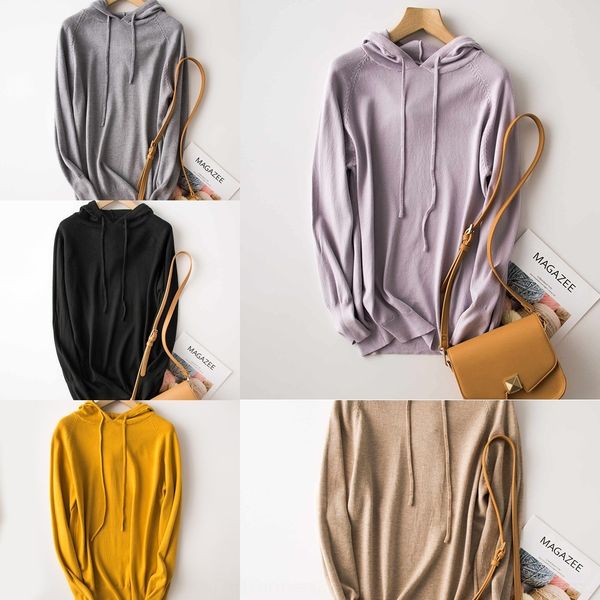 fa35q and new autumn 2019 winter korean base hooded women's cashmere hoodie loose style fashion hoodie sweater sweater sweater b4wba, Black
fa35q and new autumn 2019 winter korean base hooded women's cashmere hoodie loose style fashion hoodie sweater sweater sweater b4wba, Black