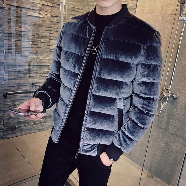 gold velvet cotton clothes men's jacket winter 2021 new korean version of the trend personality plus velvet thick cotton jacket, Black
gold velvet cotton clothes men's jacket winter 2021 new korean version of the trend personality plus velvet thick cotton jacket, Black