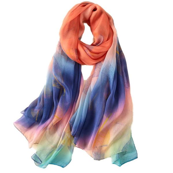 scarves 100% silk long scarf capes women's sunscreen shawl wraps breathable ultralight soft 175*105cm, Blue;gray
scarves 100% silk long scarf capes women's sunscreen shawl wraps breathable ultralight soft 175*105cm, Blue;gray