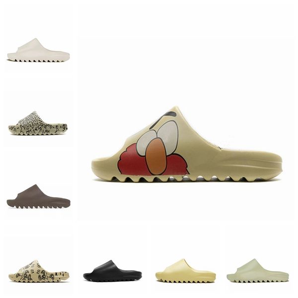 2020 kanye west slides graffiti bone resin desert sand rubber slippers summer fashion earth brown flat slide men women beach causal sandals, Black
2020 kanye west slides graffiti bone resin desert sand rubber slippers summer fashion earth brown flat slide men women beach causal sandals, Black