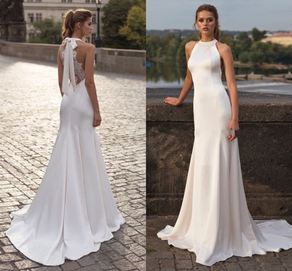 halter wedding dresses 2021 lace satin mermaid off shoulder sleeveless wedding bridal gowns sweep train white vestidos de mairee
halter wedding dresses 2021 lace satin mermaid off shoulder sleeveless wedding bridal gowns sweep train white vestidos de mairee