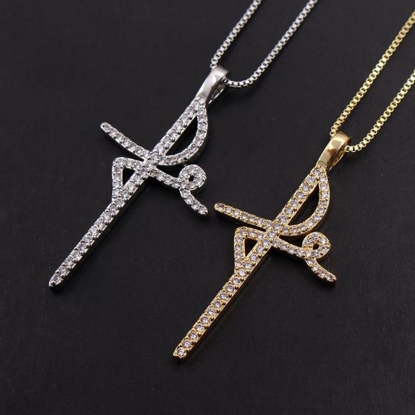 mhs.sun riligion fe belief cross pendant women mosaic cz zircon necklace gold color chain necklace for vintage jewelry, Silver
mhs.sun riligion fe belief cross pendant women mosaic cz zircon necklace gold color chain necklace for vintage jewelry, Silver