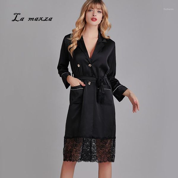 women robe summer 2020 black fashion ladies casual night robe bathrobe plus size1, Black;red
women robe summer 2020 black fashion ladies casual night robe bathrobe plus size1, Black;red