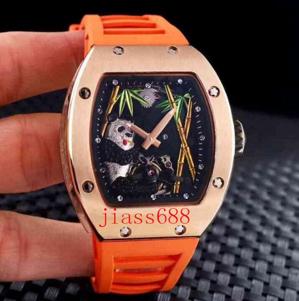 luxury men automatic watch mechanical skeleton blue black red rose gold rubber panda stainless steel watch tourbillion, Slivery;brown
luxury men automatic watch mechanical skeleton blue black red rose gold rubber panda stainless steel watch tourbillion, Slivery;brown
