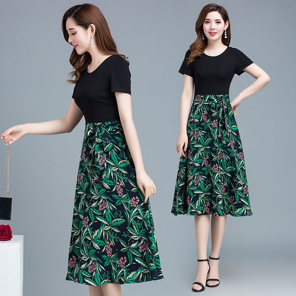 women floral print patchwork short sleeve o-neck a-line chiffon vintage plus size green yellow party cocktail dresses 9829, White;pink
women floral print patchwork short sleeve o-neck a-line chiffon vintage plus size green yellow party cocktail dresses 9829, White;pink