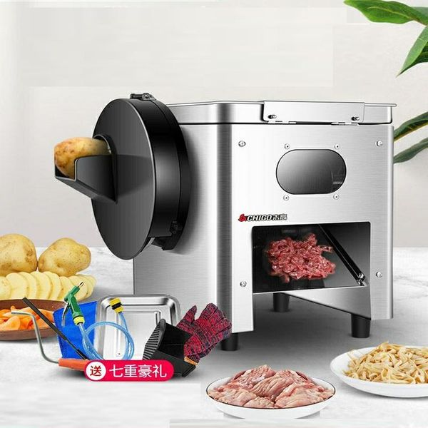 220v/110v stainless steel electric meat slicer and vegetable slicer commercial automatic meat shredded vegetable
220v/110v stainless steel electric meat slicer and vegetable slicer commercial automatic meat shredded vegetable