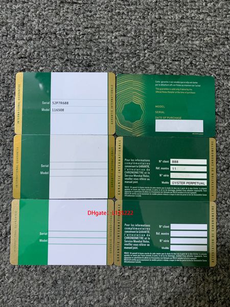 2020 card security green custom warranty card printing pattern card serial number warranty attention label