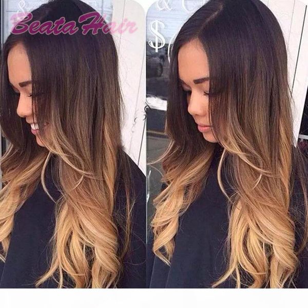 8a natural wavy full lace human hair wigs for black women brazilian hair three tone #1b 4 27 ombre color lace front wig, Black;brown
8a natural wavy full lace human hair wigs for black women brazilian hair three tone #1b 4 27 ombre color lace front wig, Black;brown