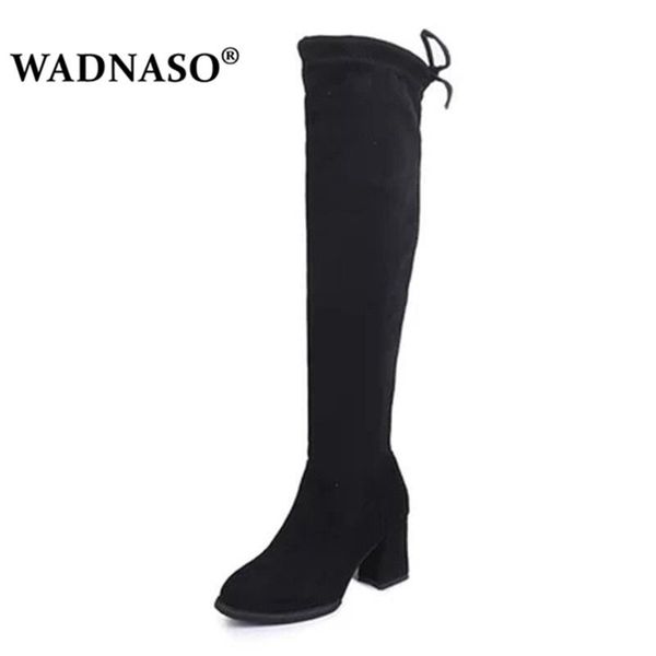 wadnaso 2020 women over the knee high boots hoof heels autumn winter shoes pointed toe elastic fabric women boots eu 35-40, Black
wadnaso 2020 women over the knee high boots hoof heels autumn winter shoes pointed toe elastic fabric women boots eu 35-40, Black
