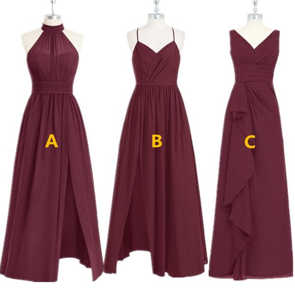 respected burgundy bridesmaid dress long dress wedding women's wedding dress y200109, White;black
respected burgundy bridesmaid dress long dress wedding women's wedding dress y200109, White;black
