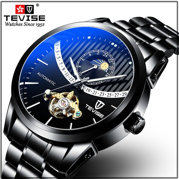 tevise mechanical watches fashion luxury men's automatic watch clock male business waterproof wristwatch relogio masculino 2020, Slivery;brown
tevise mechanical watches fashion luxury men's automatic watch clock male business waterproof wristwatch relogio masculino 2020, Slivery;brown