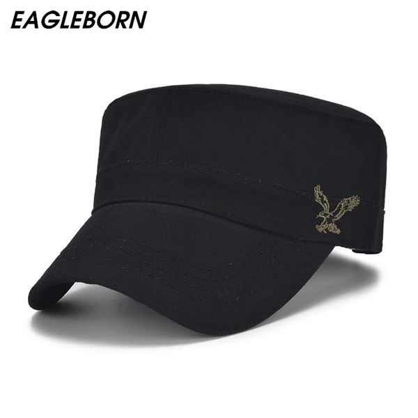 men vintage flat caps embroidery eagle military hats luxury casual women baseball hat cotton black army cap 201027, Blue;gray
men vintage flat caps embroidery eagle military hats luxury casual women baseball hat cotton black army cap 201027, Blue;gray