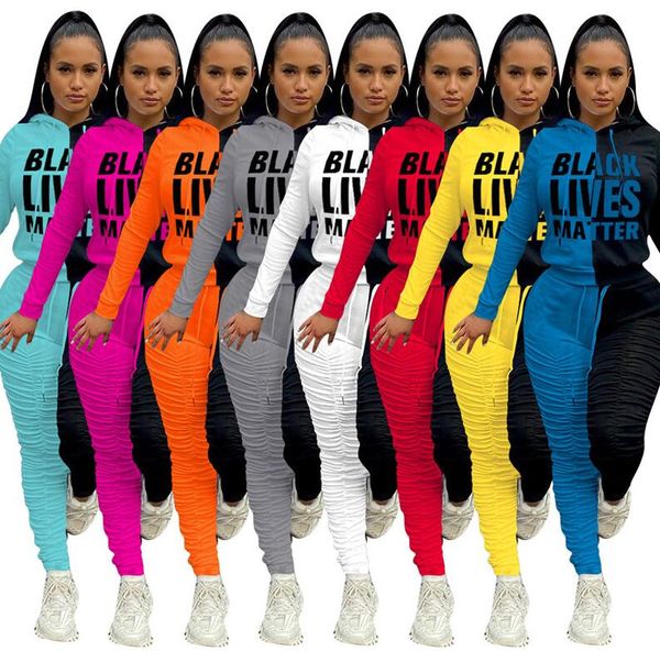 женщины tracksuit черные lives matter письма с длинными рукавами с капюшоном топы руно плиссированные брюки леггинсы зимние утолщенные спорт, White
женщины tracksuit черные lives matter письма с длинными рукавами с капюшоном топы руно плиссированные брюки леггинсы зимние утолщенные спорт, White