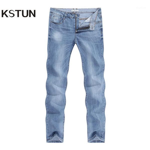 men's jeans 2021 men fashion business casual straight slim fit ultrathin breathable stretch light blue summer denim pants male1
men's jeans 2021 men fashion business casual straight slim fit ultrathin breathable stretch light blue summer denim pants male1