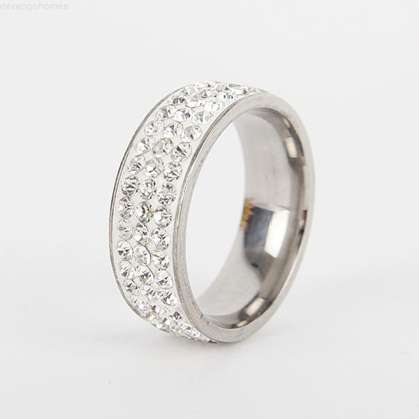 3 rows crystal diamond gold finger rings couple ring band for women men wedding jewelry drop ship, Golden;silver
3 rows crystal diamond gold finger rings couple ring band for women men wedding jewelry drop ship, Golden;silver