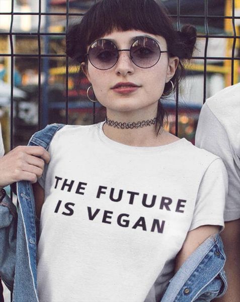 the future is vegan women tshirt cotton casual funny t shirt lady yong girl tee 5 colors drop ship s 707, White
the future is vegan women tshirt cotton casual funny t shirt lady yong girl tee 5 colors drop ship s 707, White