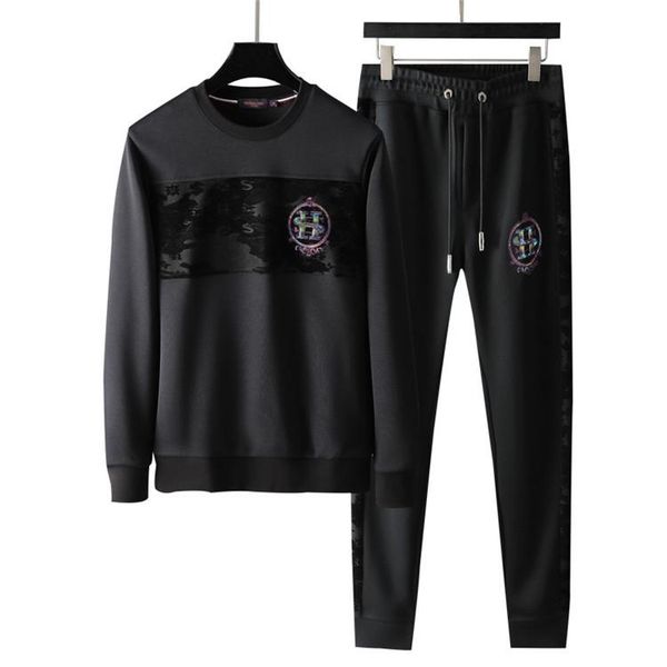 men's clothing track suit fashion designer men's sportswear two-piece suit printing embroidery solid color casual home wear men�, Gray
men's clothing track suit fashion designer men's sportswear two-piece suit printing embroidery solid color casual home wear men�, Gray