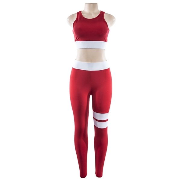 women 2 pieces yoga suit crop tank striped leggings set polyester female sport bodysuit club outfit sporting tracksuits c0122, Black;white
women 2 pieces yoga suit crop tank striped leggings set polyester female sport bodysuit club outfit sporting tracksuits c0122, Black;white