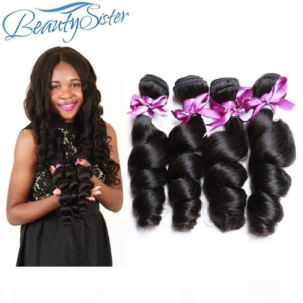 beautysister hair indian virgin hair loose wave 4 bundles 400g lot raw unprocessed indian remy human hair extension weave natural color, Black
beautysister hair indian virgin hair loose wave 4 bundles 400g lot raw unprocessed indian remy human hair extension weave natural color, Black