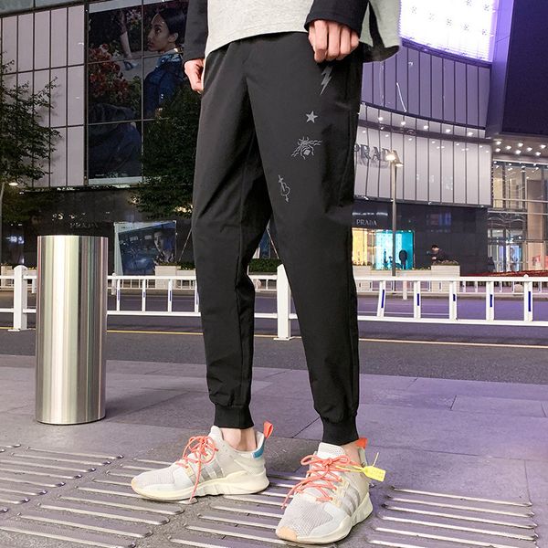 spring and autumn new men's korean fashion tooling casual pants loose versatile sports capris, Black
spring and autumn new men's korean fashion tooling casual pants loose versatile sports capris, Black