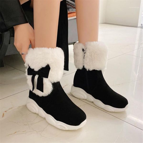 boots pxelena bowtie fur 2021 winter warm snow women large size 34-45 soft comfort flat platform plush shoes faux suede1, Black
boots pxelena bowtie fur 2021 winter warm snow women large size 34-45 soft comfort flat platform plush shoes faux suede1, Black
