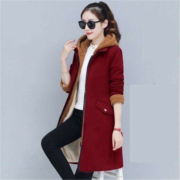 selling product in women zip hoodies add wool winter coat lambs wool fashionable female clothing lj201102, Black
selling product in women zip hoodies add wool winter coat lambs wool fashionable female clothing lj201102, Black