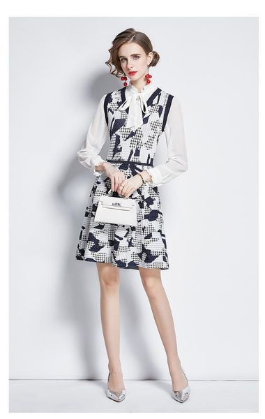 2020 new dresses for women a-line knee-length bow party night dresses full office lady print white women autumn elegant1, Black;gray
2020 new dresses for women a-line knee-length bow party night dresses full office lady print white women autumn elegant1, Black;gray