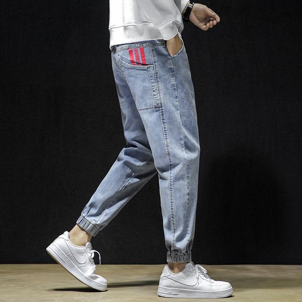 heavy legged jeans casual loose large trend autumn and winter men's versatile pants, Black
heavy legged jeans casual loose large trend autumn and winter men's versatile pants, Black