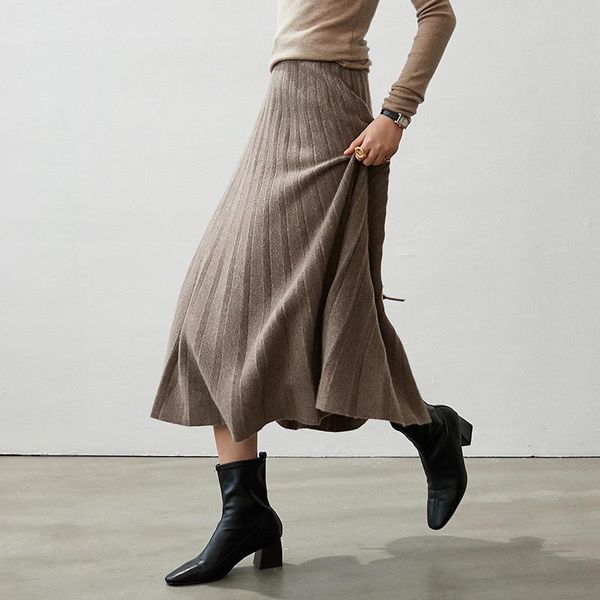 skirts casana cashmere high waist pleated skirt women's autumn winter mid length wool knee, Black
skirts casana cashmere high waist pleated skirt women's autumn winter mid length wool knee, Black