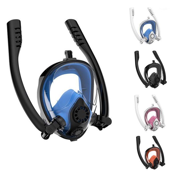 diving masks mask full face double tube snorkeling skin dive children & underwater swimming scuba anti-fog snorkel1
diving masks mask full face double tube snorkeling skin dive children & underwater swimming scuba anti-fog snorkel1