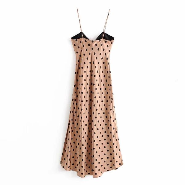 new 2021 polka dot long satin party dress women summer vintage bow backless spaghetti strap woman dresses js1u, Black;gray
new 2021 polka dot long satin party dress women summer vintage bow backless spaghetti strap woman dresses js1u, Black;gray