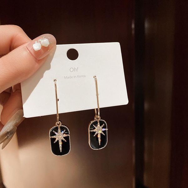 dangle & chandelier joker korean black women earrings fashion senior shiny crystal geometric square stud jewelry, Silver
dangle & chandelier joker korean black women earrings fashion senior shiny crystal geometric square stud jewelry, Silver