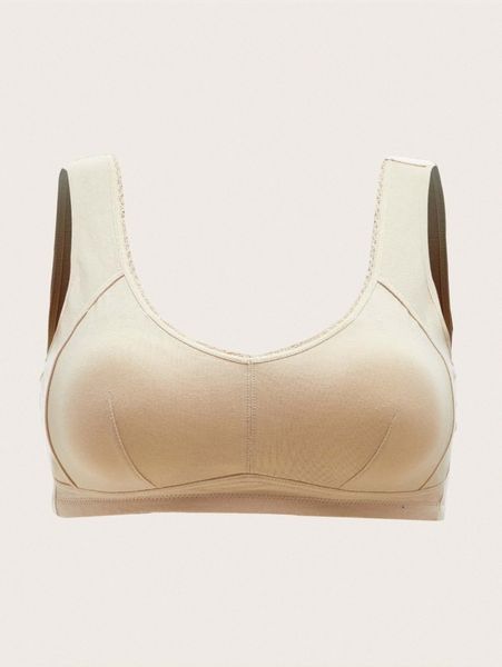 plus plain wireless bra 913l#, Black;white 
plus plain wireless bra 913l#, Black;white