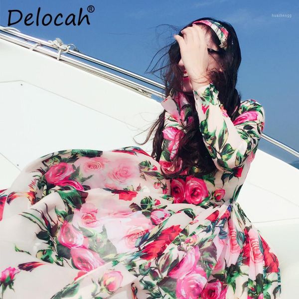 delocah vacation women maxi dresses fashion designer long sleeve holiday boho elegant flowers printed chiffon long dress1, Black;gray
delocah vacation women maxi dresses fashion designer long sleeve holiday boho elegant flowers printed chiffon long dress1, Black;gray