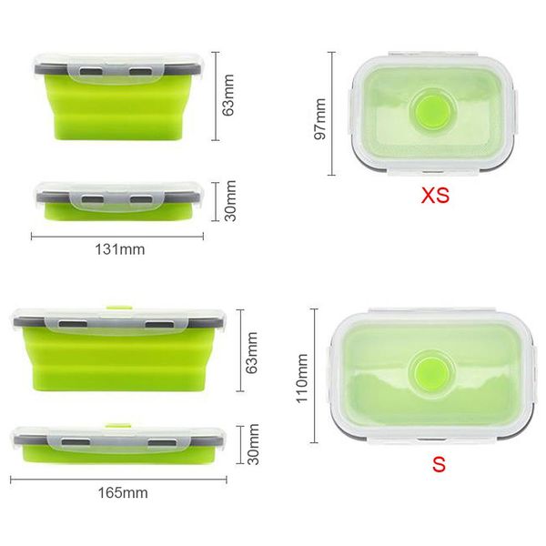 4 шт. lot sile reptanle lunch box складной bento box складной пищевой контейнер чаша 350 500 800 1200 мл для посуды sqccwz
4 шт. lot sile reptanle lunch box складной bento box складной пищевой контейнер чаша 350 500 800 1200 мл для посуды sqccwz